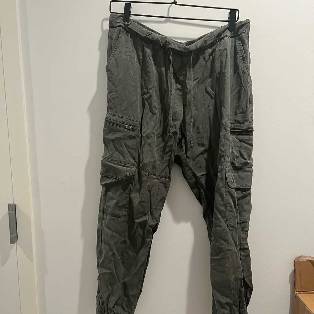Olive Green Cargo Pants